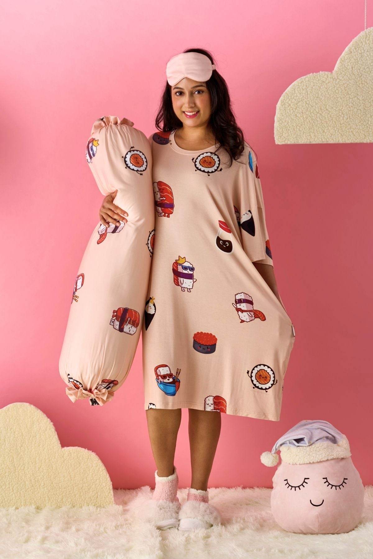 Sushi Bolster Cover - Mysleeptee