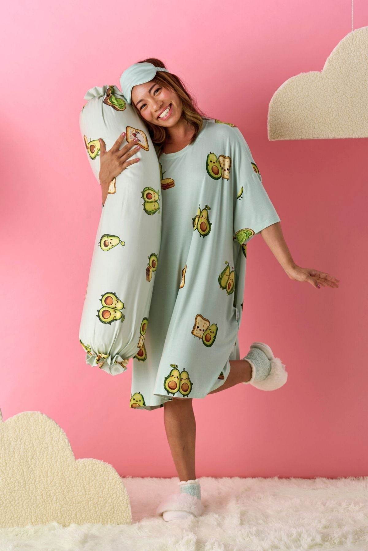 Avocado & Toast Bolster Cover - Mysleeptee