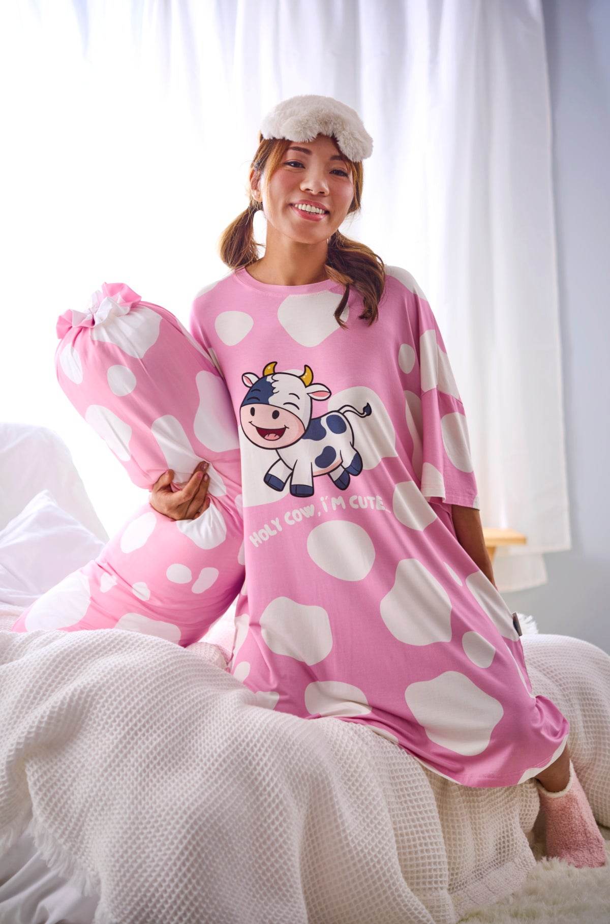 Cow Bolster Cover - Mysleeptee