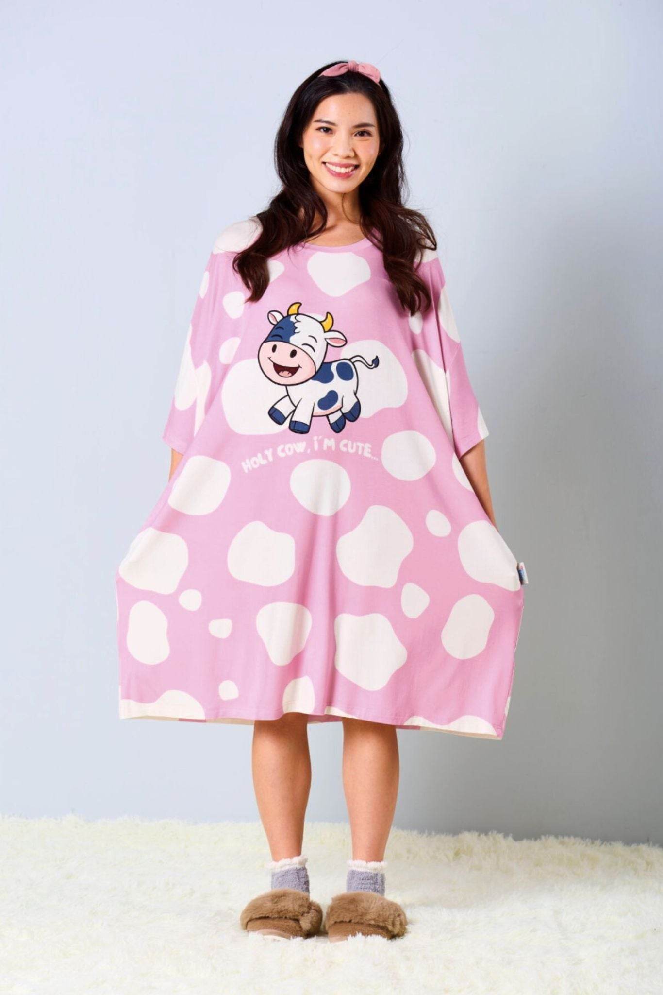 Cow Sleep Tee & Bolster Cover - Mysleeptee