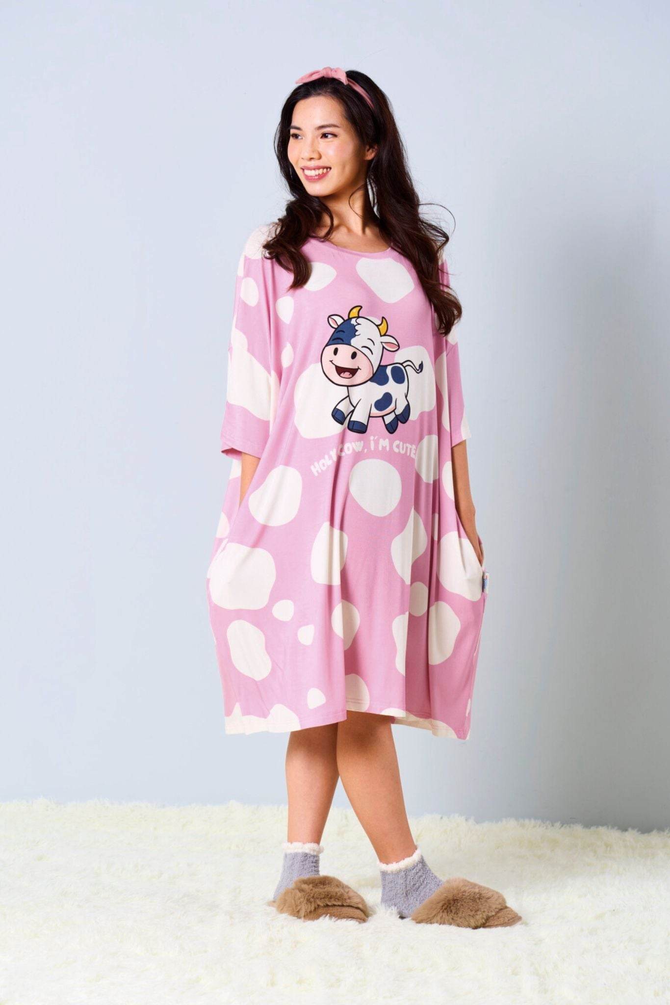 Cow Sleep Tee & Bolster Cover - Mysleeptee