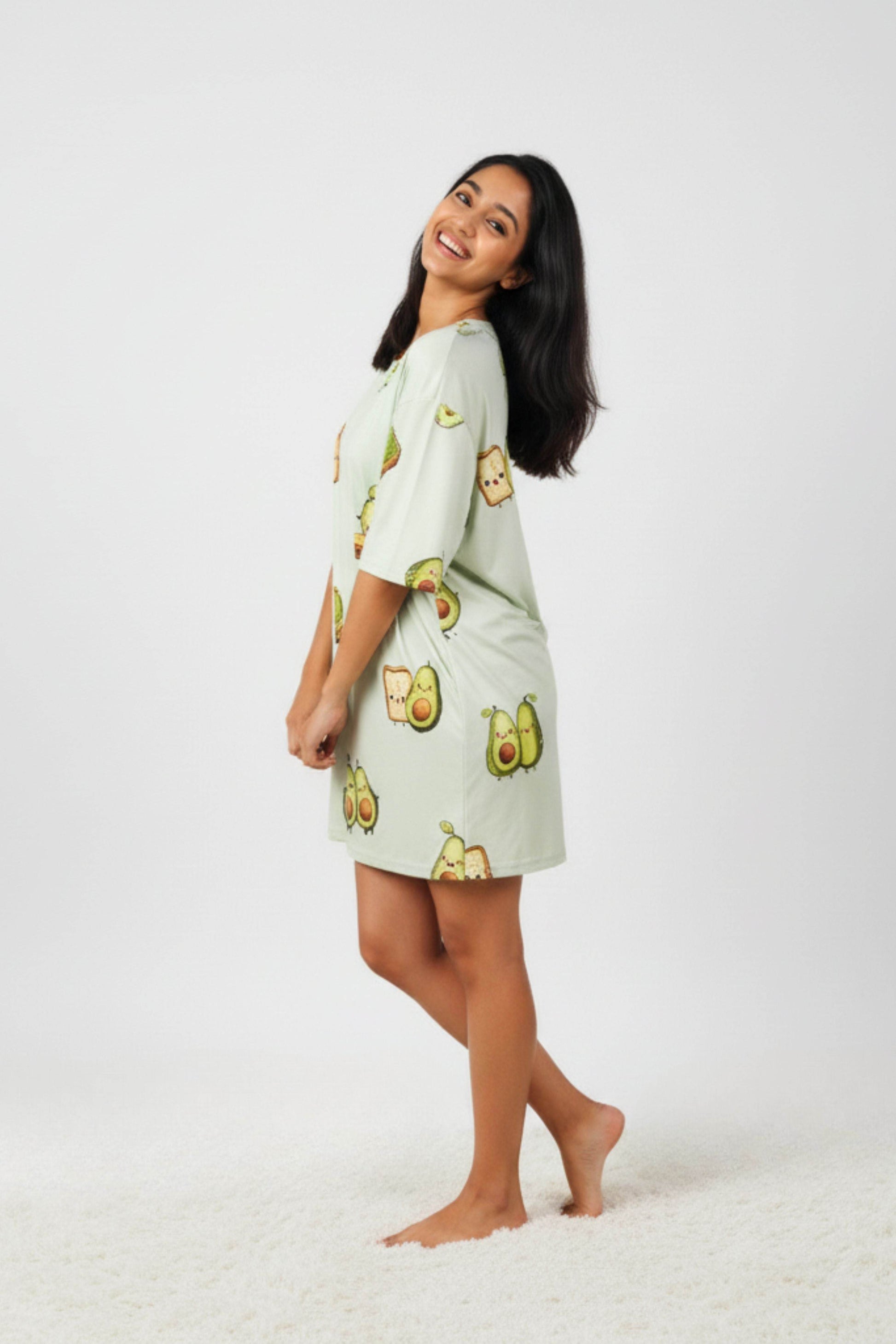 Avocado & Toast Sleep Tee - Petite - Mysleeptee