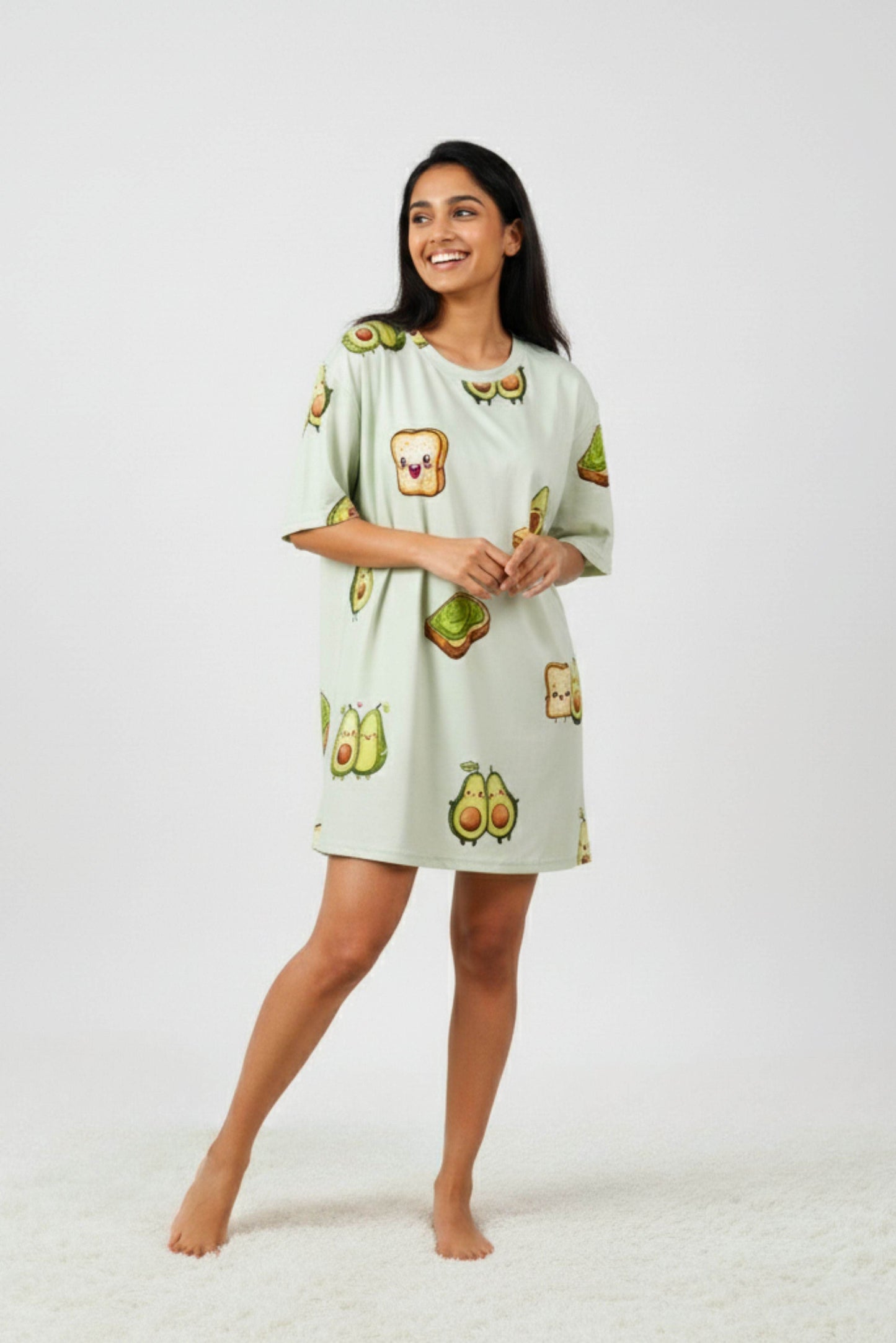 Avocado & Toast Sleep Tee - Petite - Mysleeptee