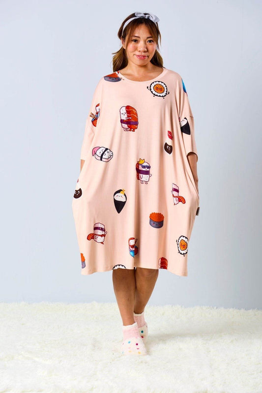 Sushi Sleep Tee & Bolster Cover - Mysleeptee