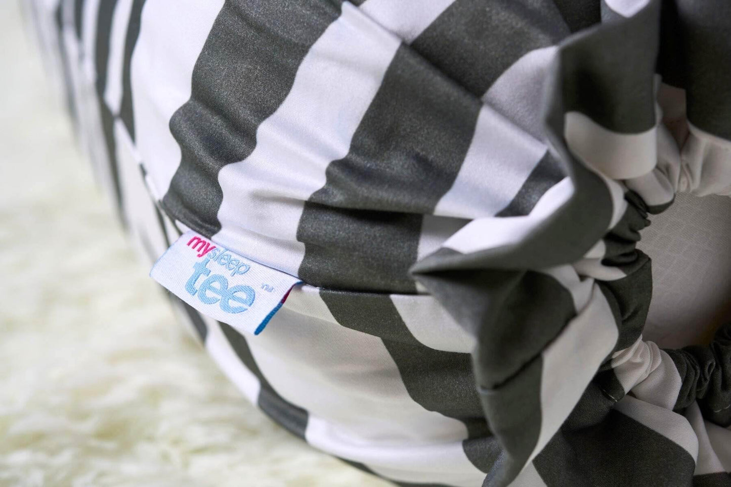 Zebra Sleep Tee & Bolster Cover - Mysleeptee