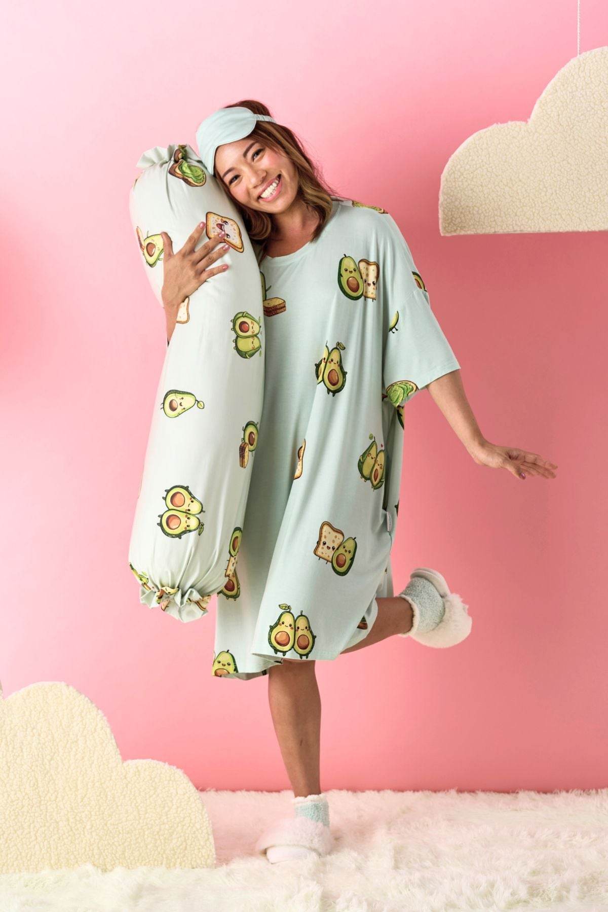 Avocado Sleep Tee & Bolster Cover - Mysleeptee