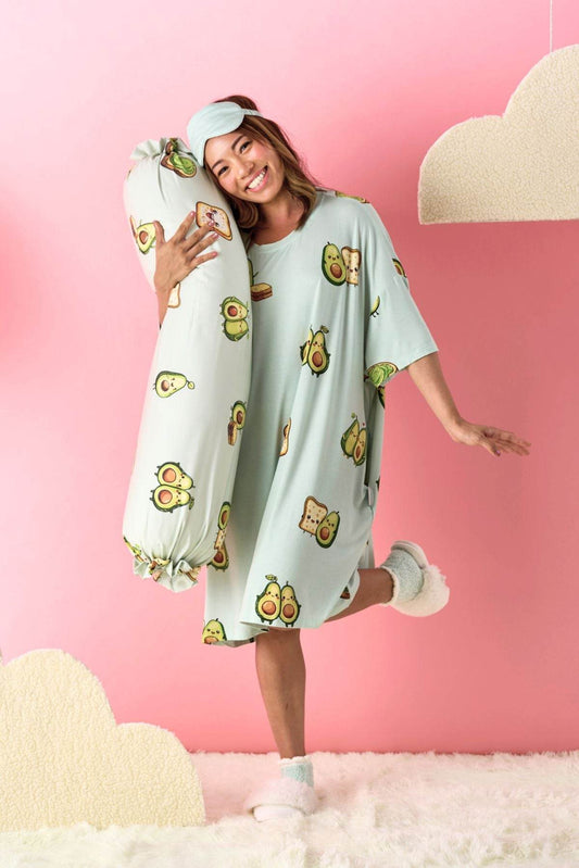 Avocado Sleep Tee & Bolster Cover - Mysleeptee