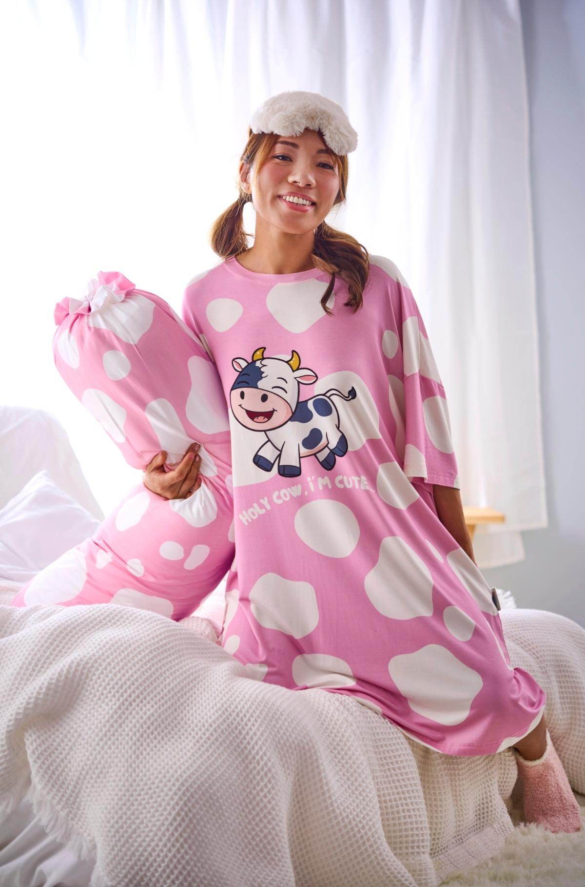 Cow Sleep Tee & Bolster Cover - Mysleeptee
